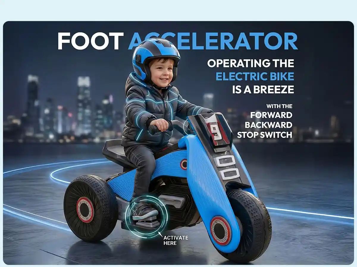 StarAndDaisy zuno electric bike blue