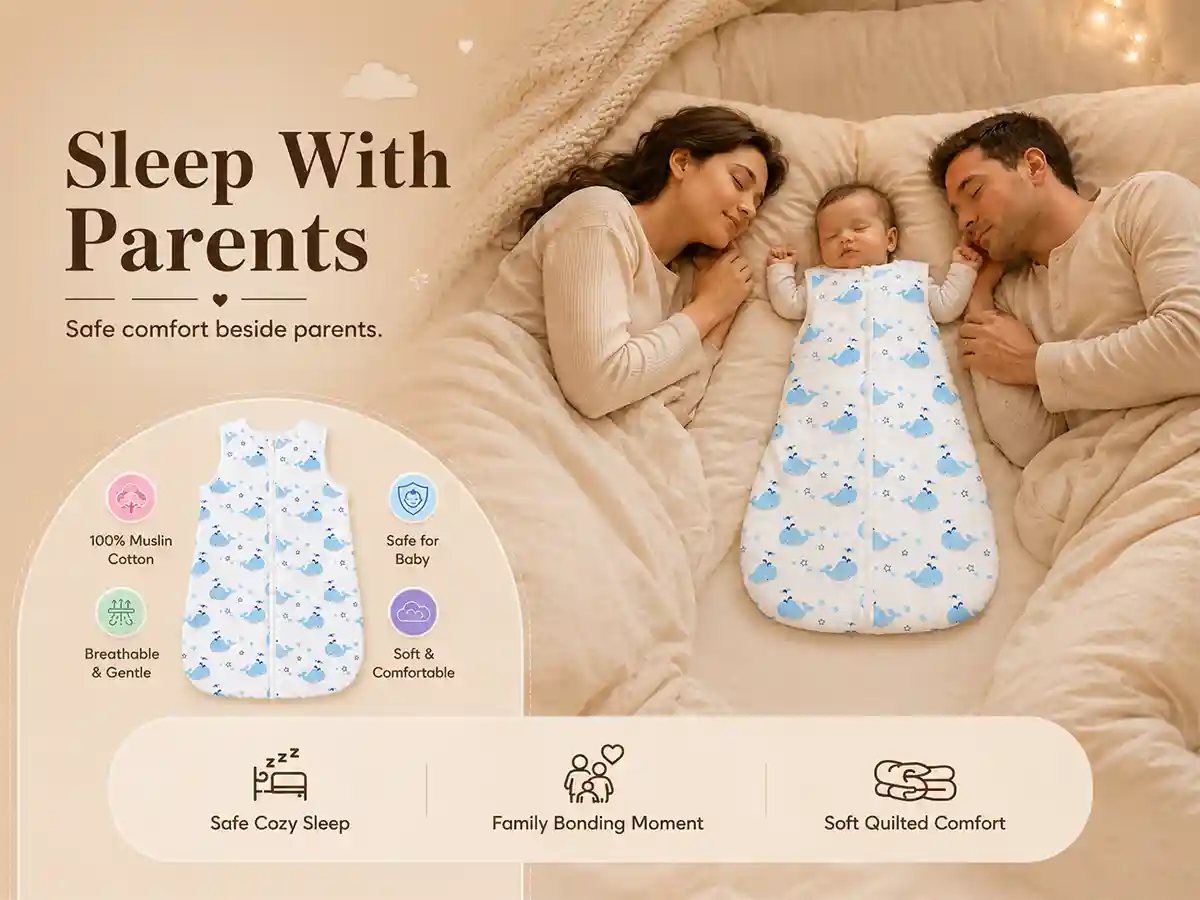 baby sleeping sack - Dolphin print
