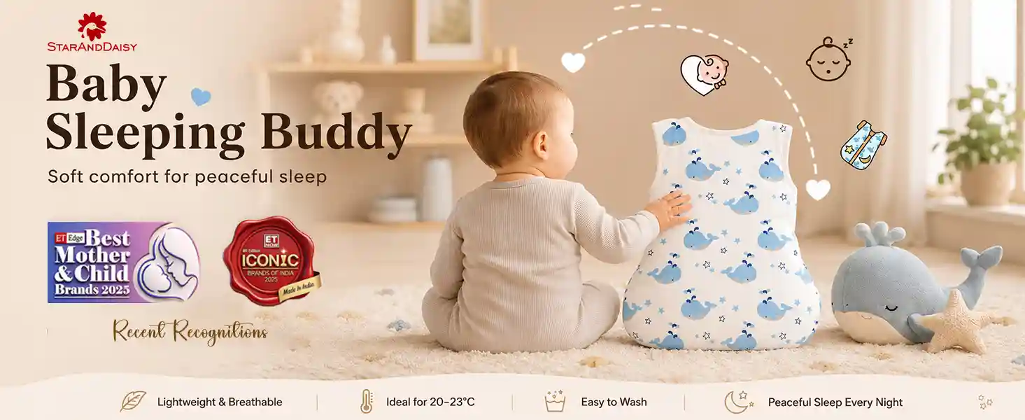 baby sleeping sack - Dolphin print