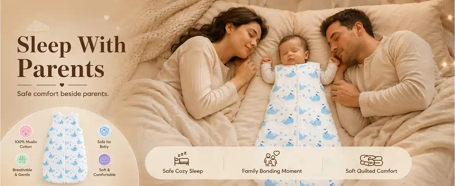 baby sleeping sack - Dolphin print