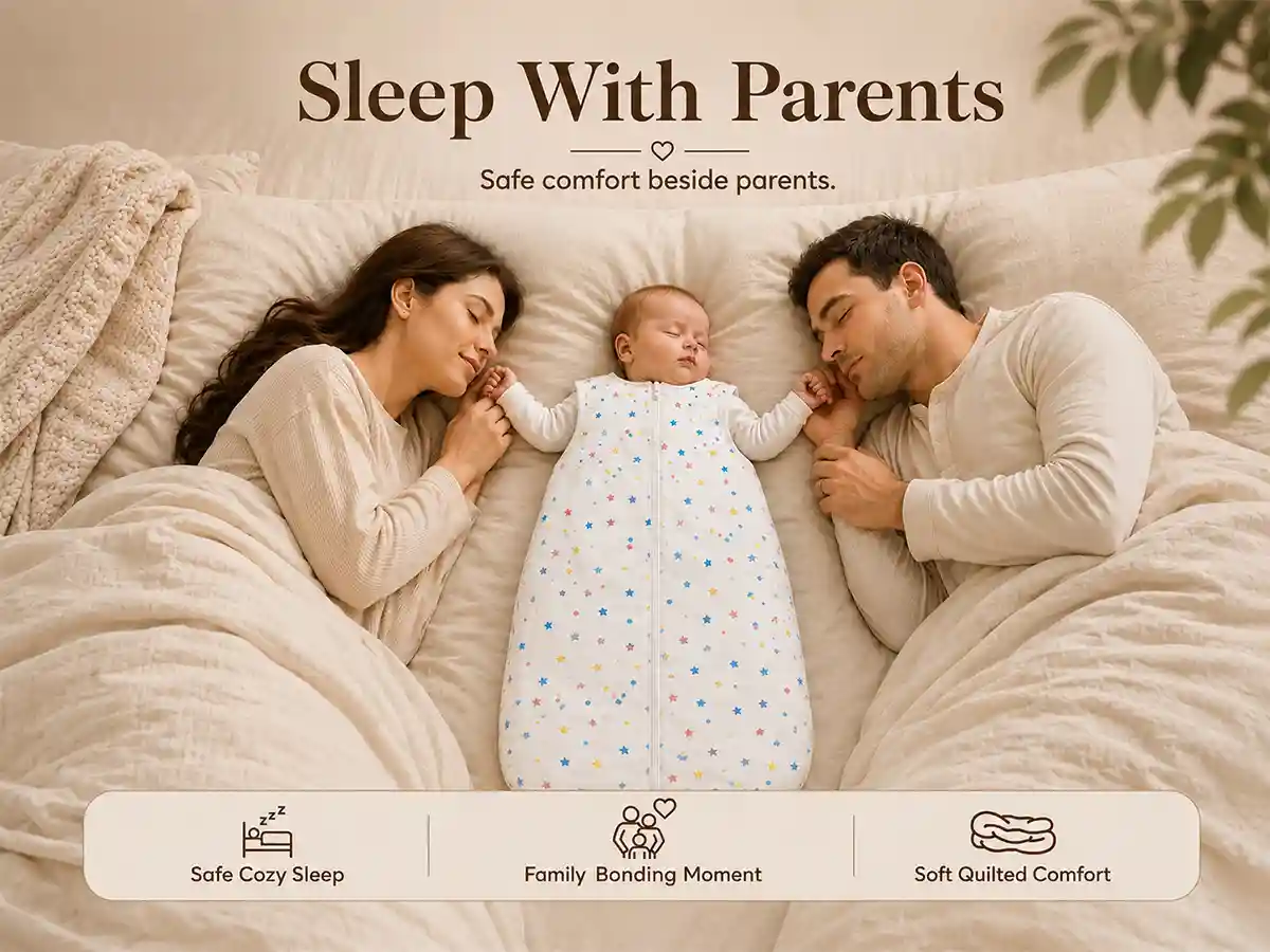 baby sleeping sack - Star print