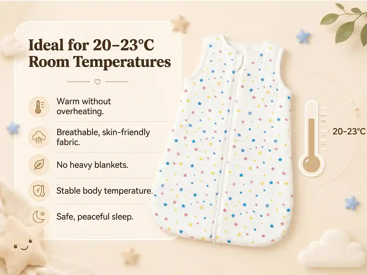 baby sleeping sack - Star print