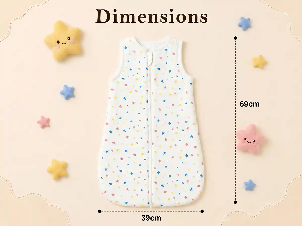 baby sleeping sack - Star print