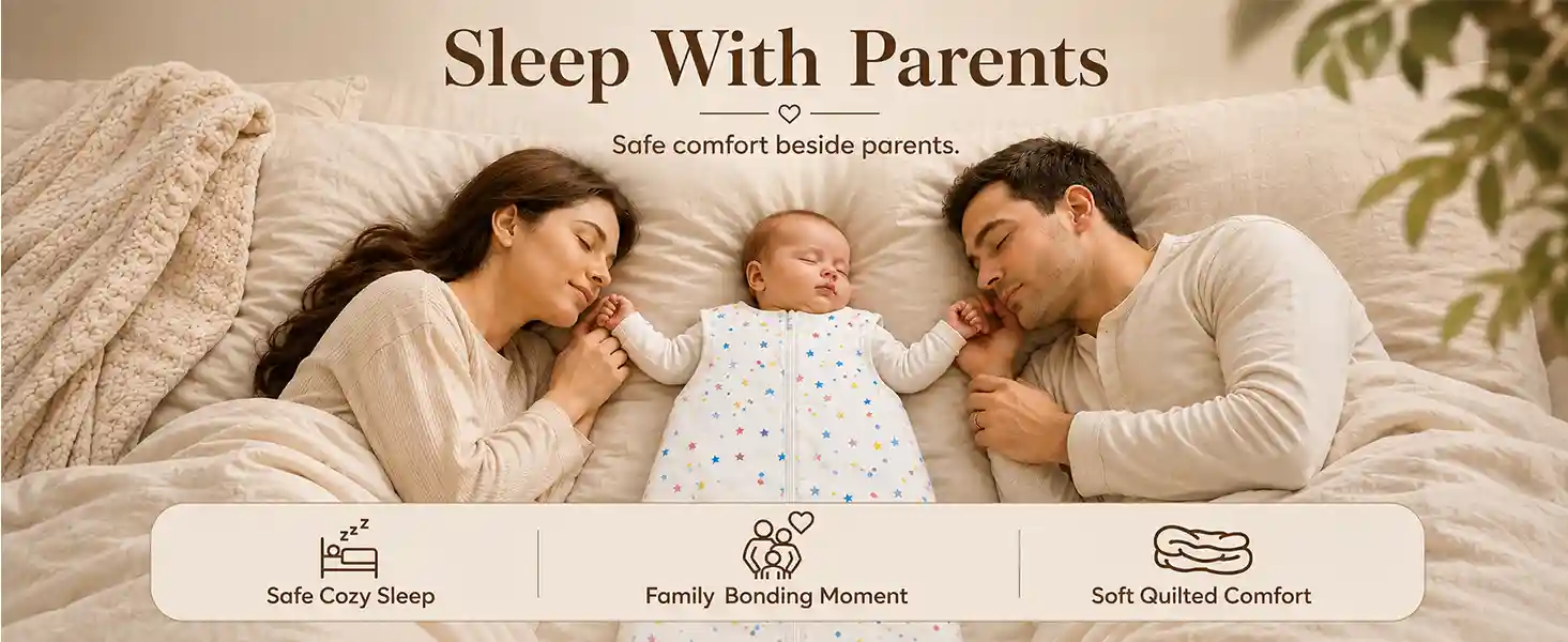baby sleeping sack - Star print