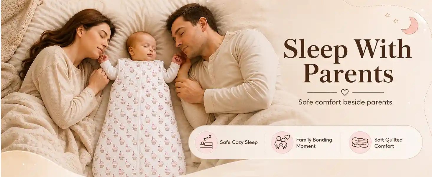 baby sleeping sack - cupcake print baby sleeping sack - cupcake print