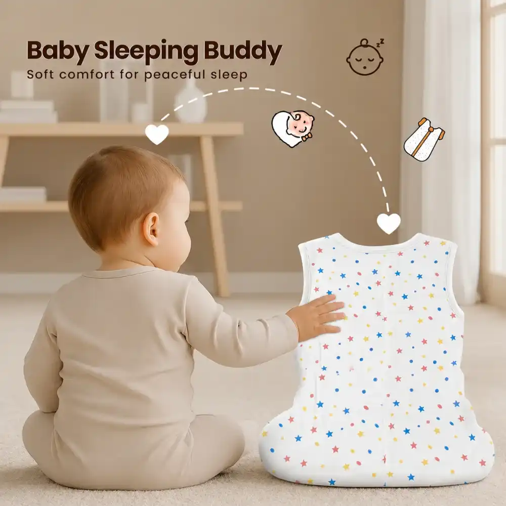 baby sleeping sack-star print