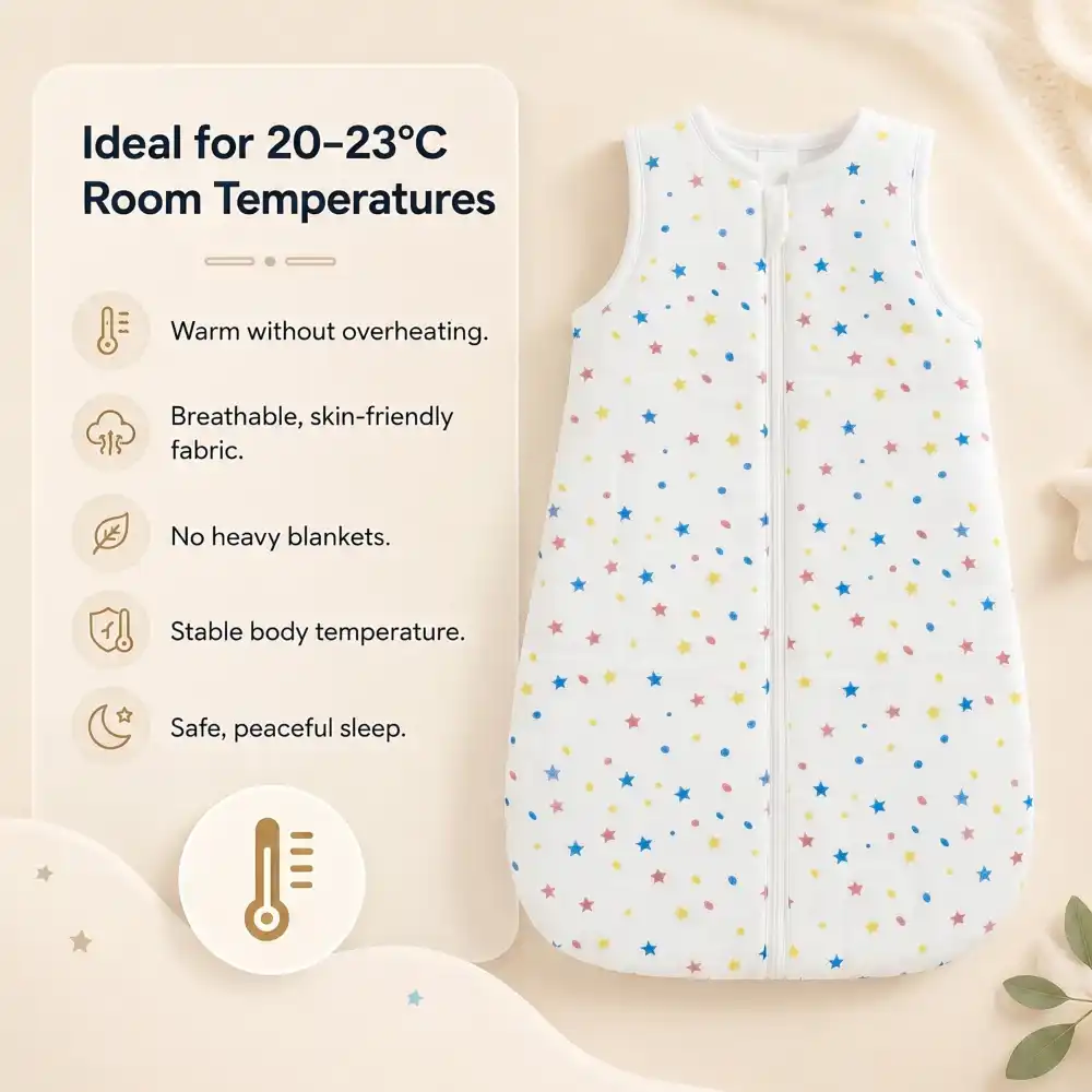baby sleeping sack-star print