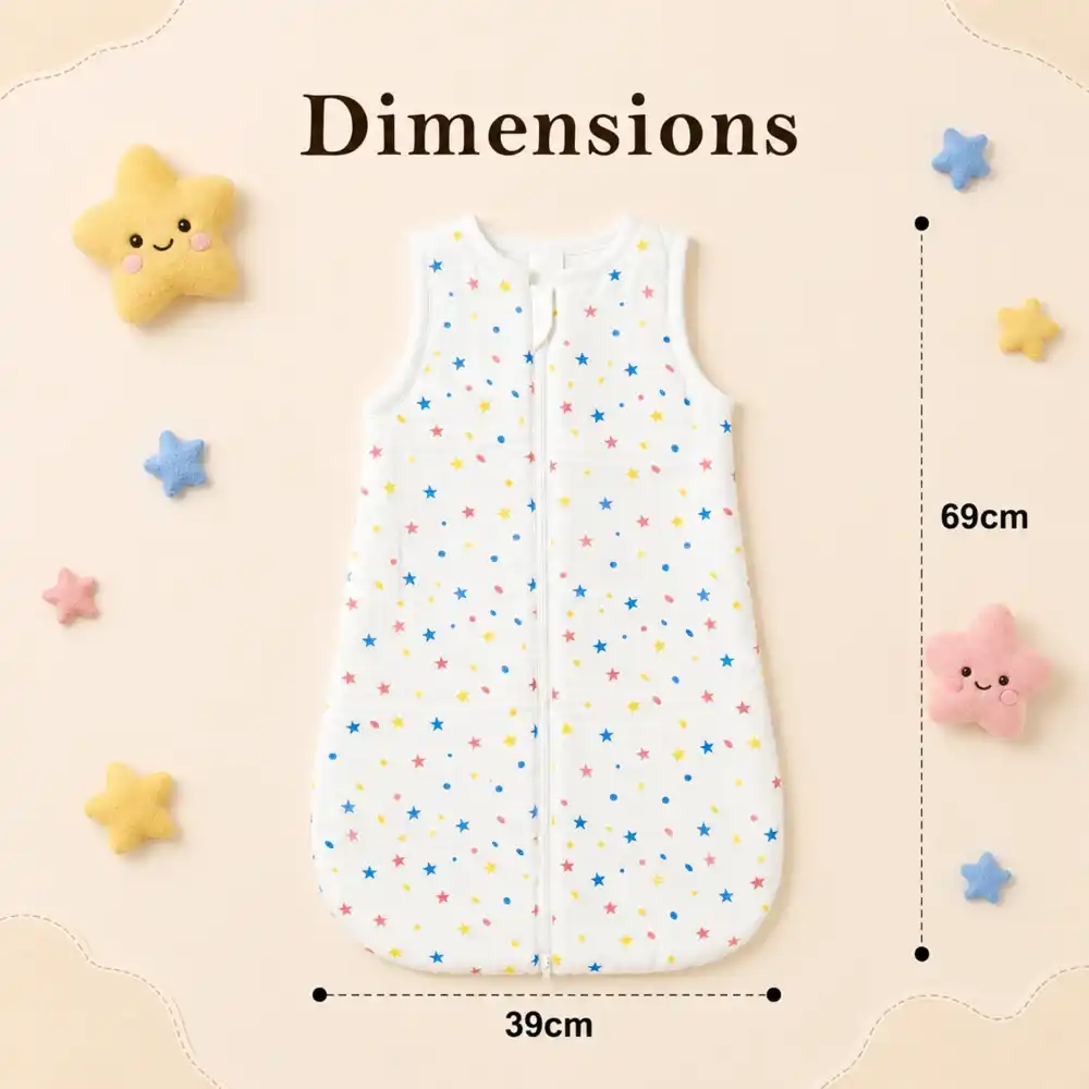 baby sleeping sack-star print