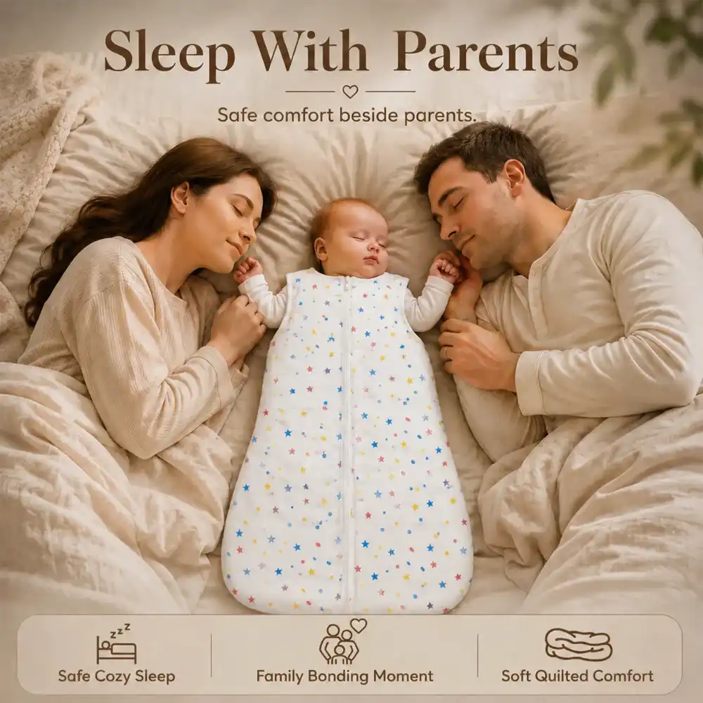 baby sleeping sack-star print