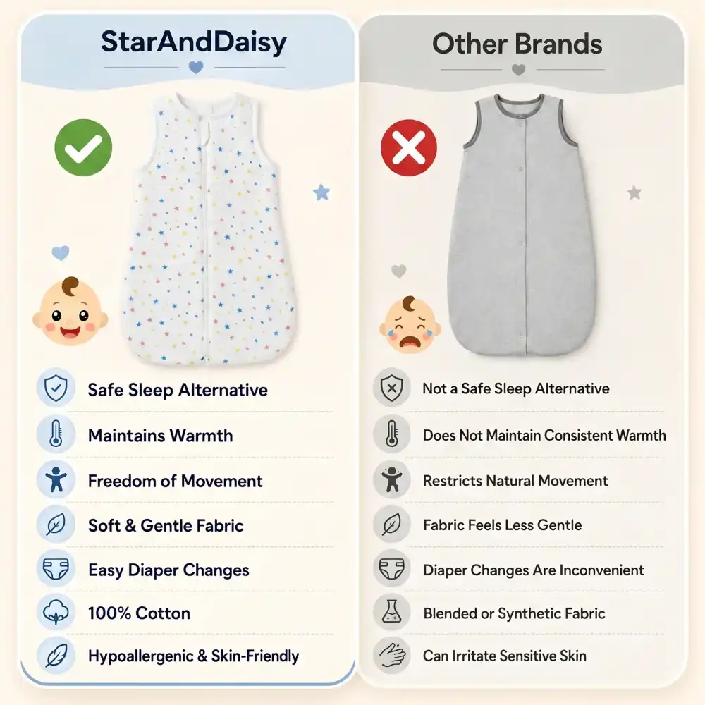 baby sleeping sack-star print