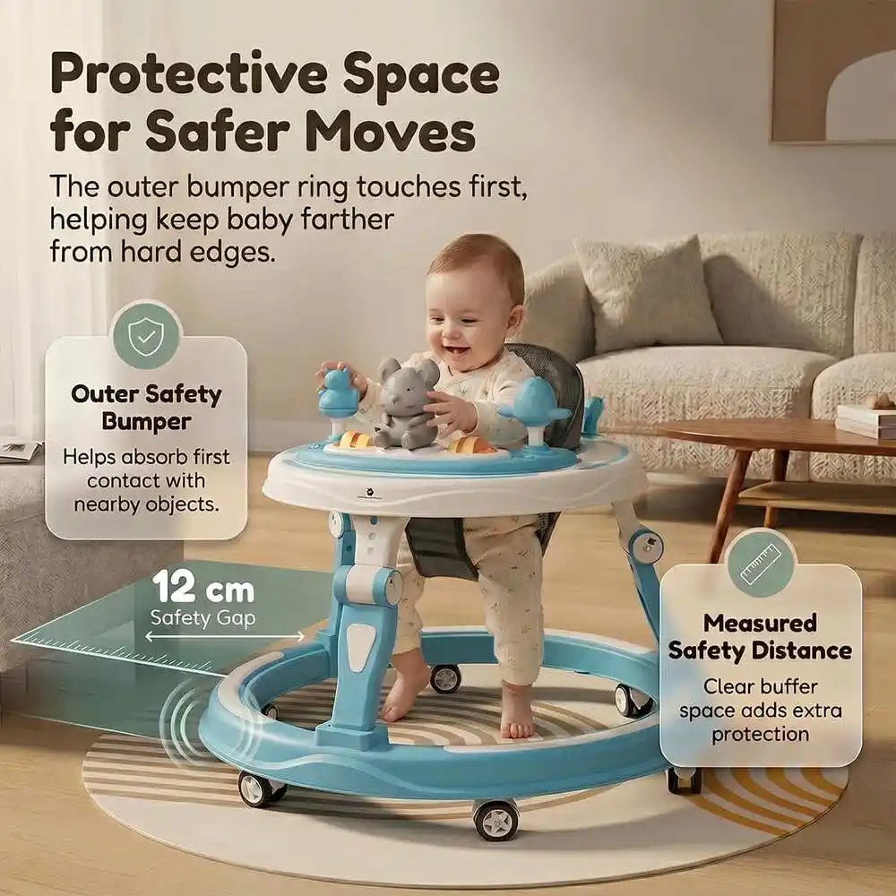 baby walker sky blue