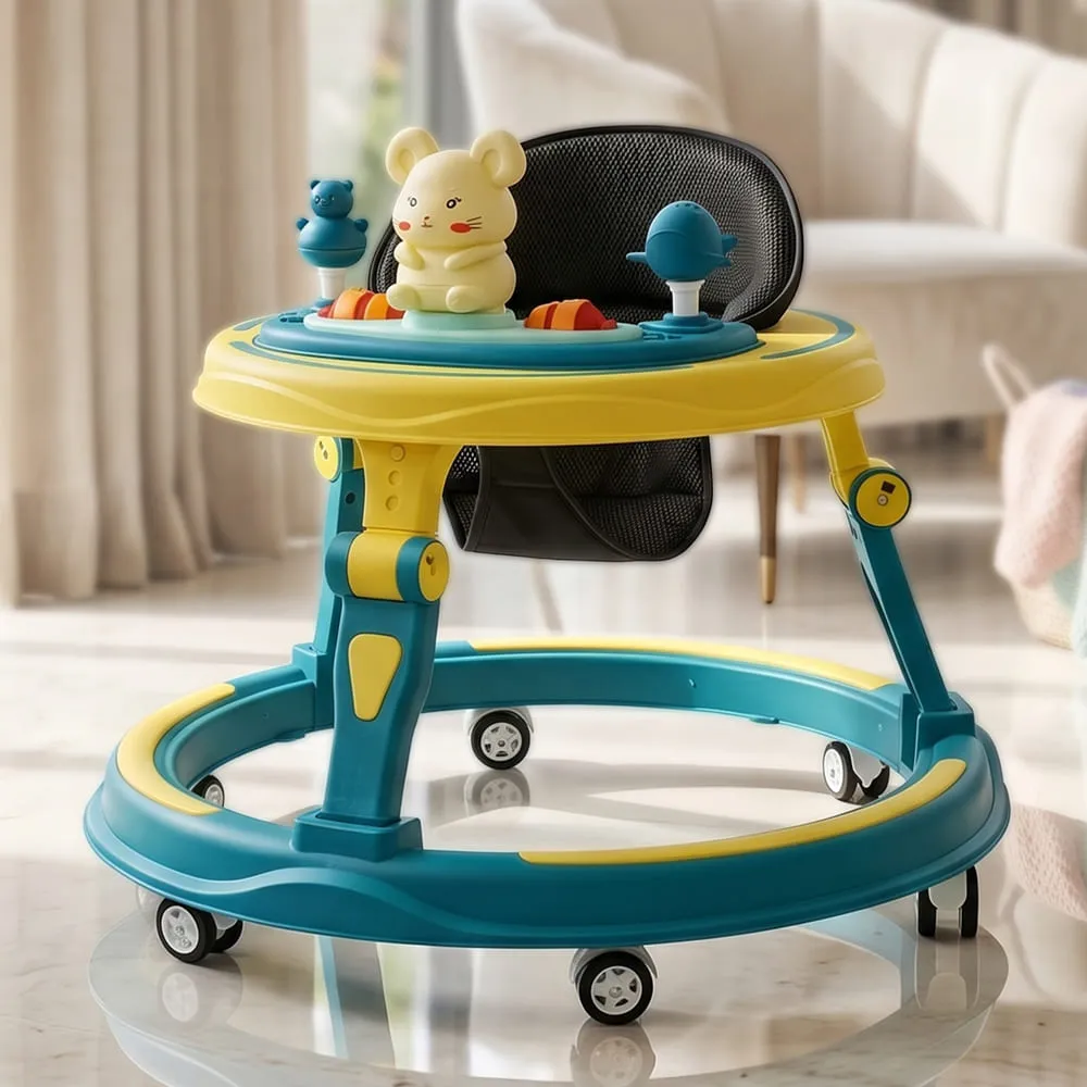 baby walker yellow green