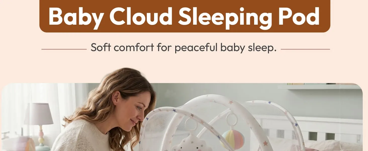 Cloud Sleeping Pod with Mosquito Net
