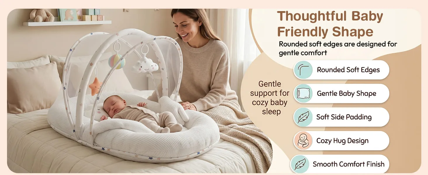 Cloud Sleeping Pod with Mosquito Net