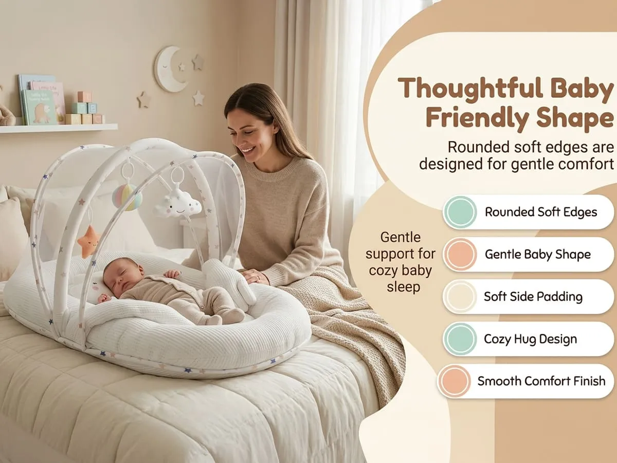 Cloud Sleeping Pod with Mosquito Net
