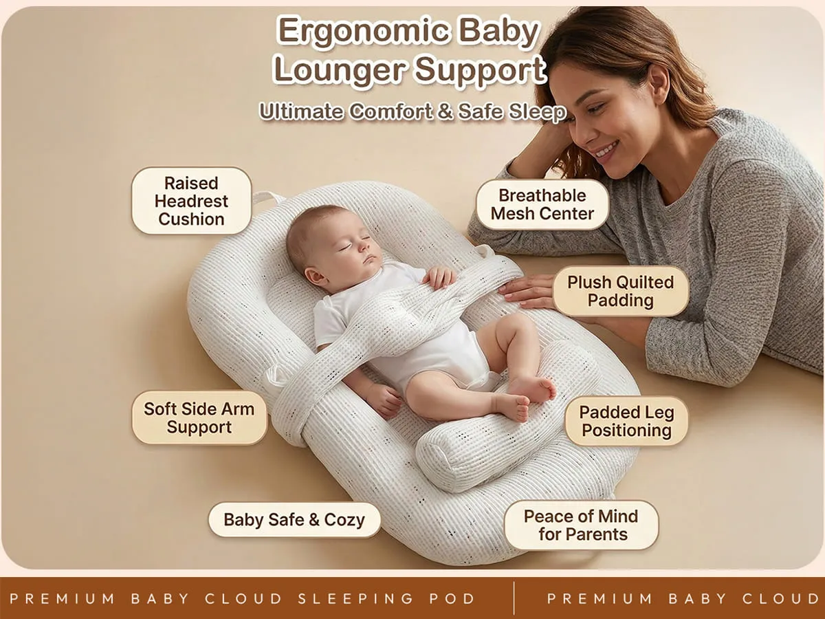 Cloud Sleeping Pod with Mosquito Net