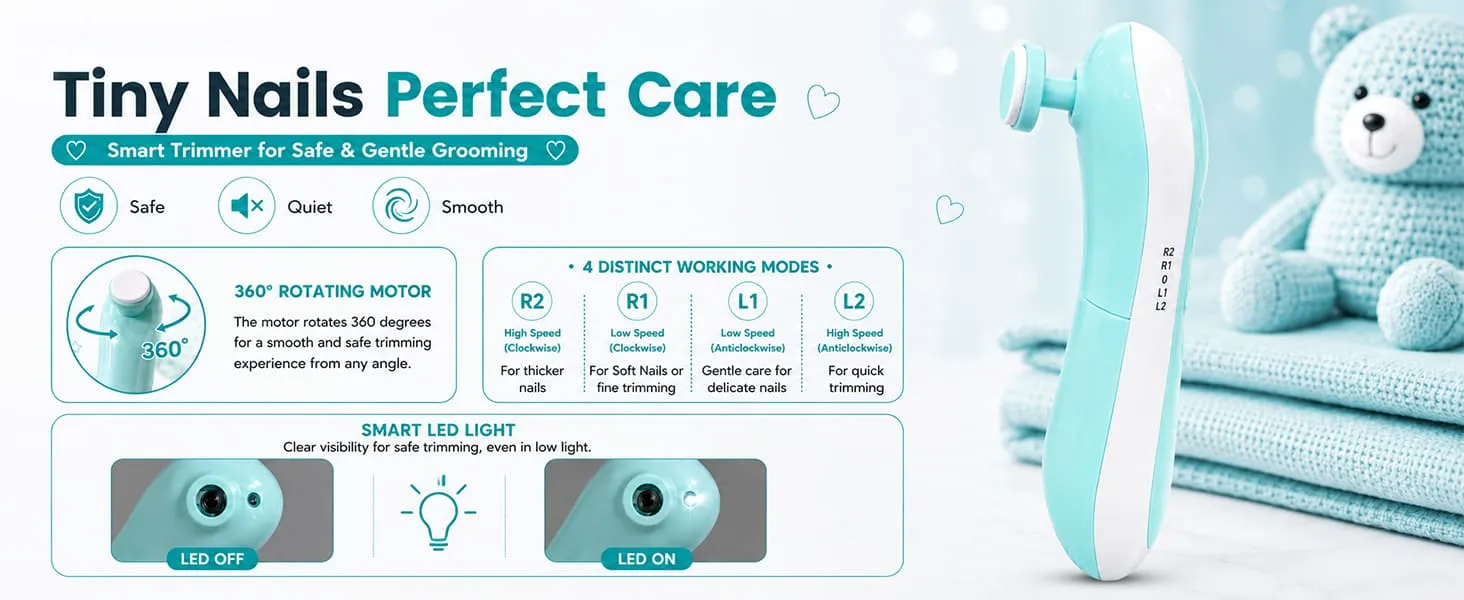 Baby Electric Nail Trimmer