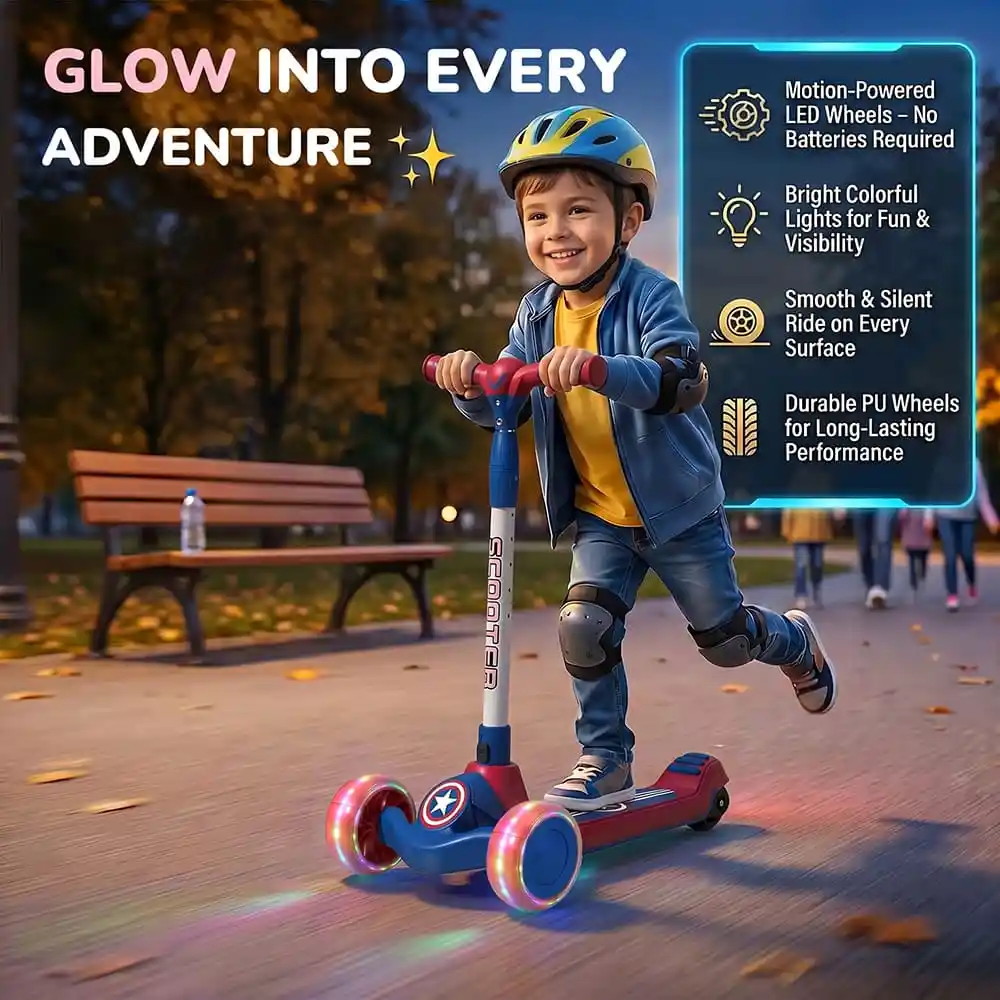 glidee scooter red-blue