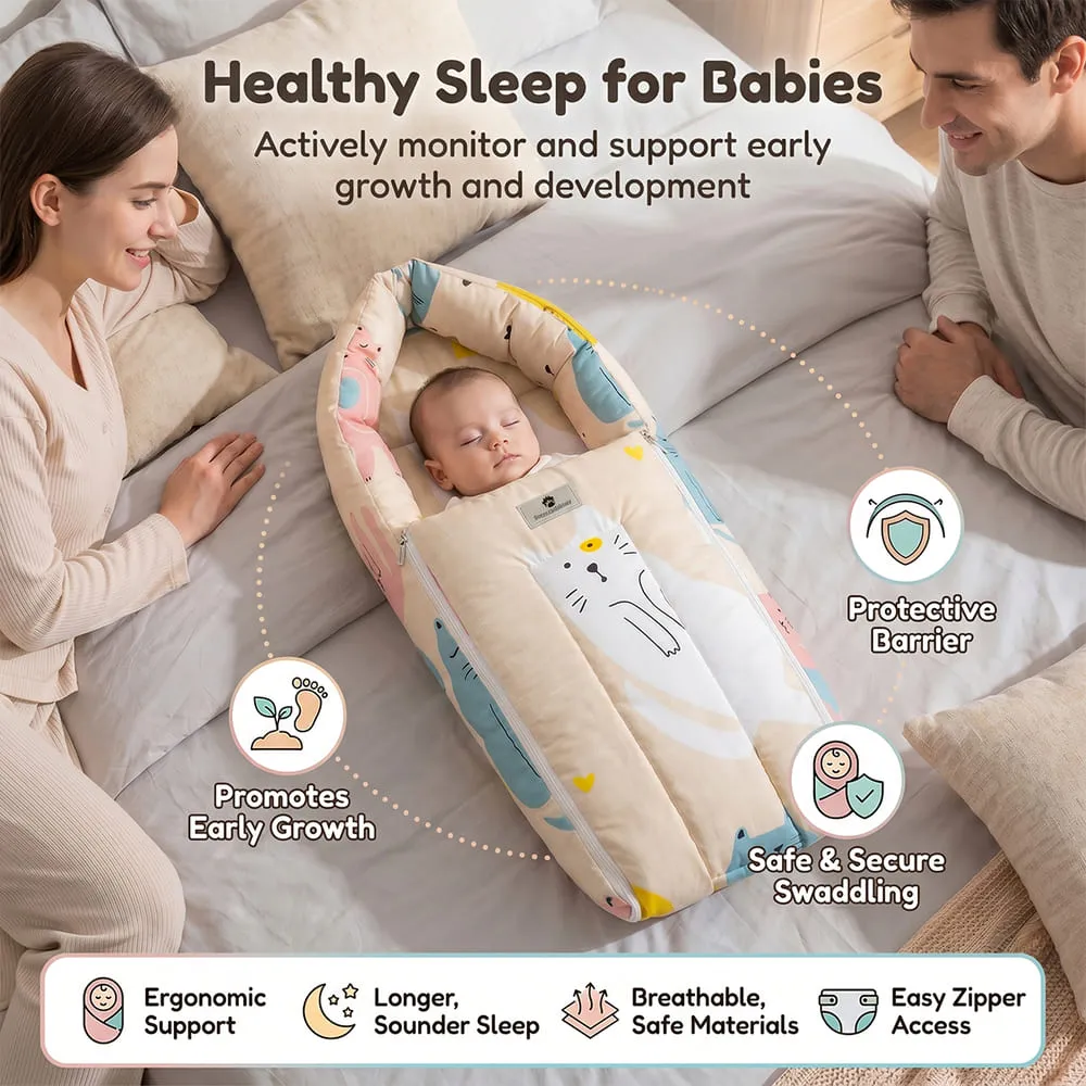 healthy sleeping time for babies baby sleeping bag cat print