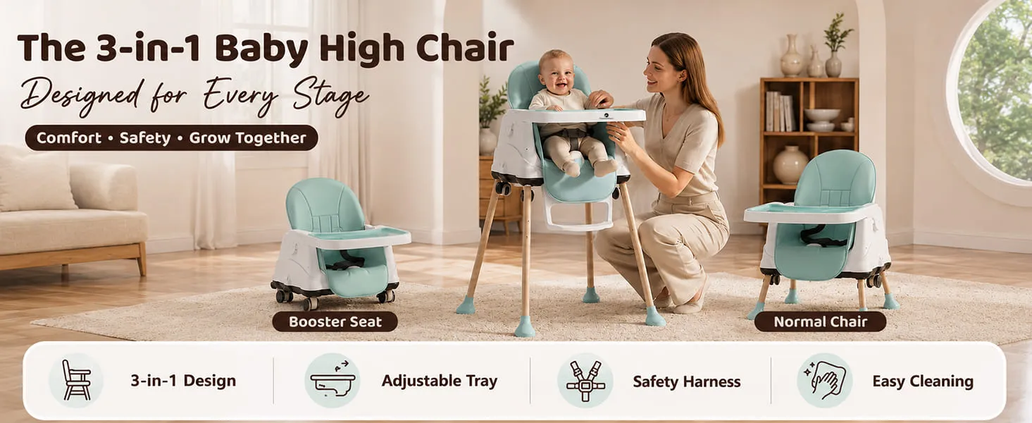 4 in 1 high chair