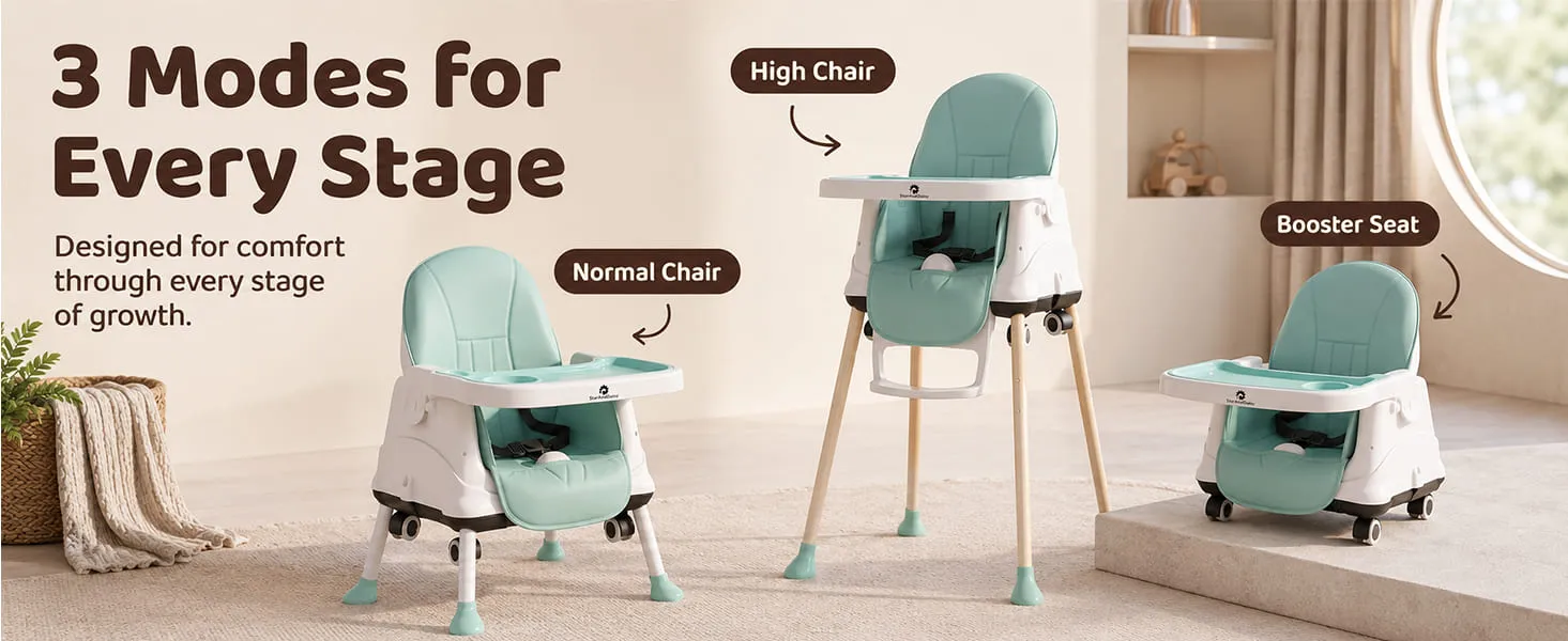 4 in 1 high chair