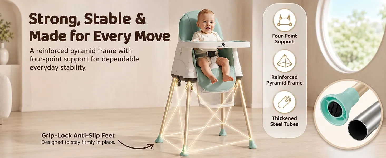 4 in 1 high chair