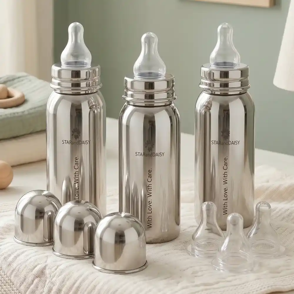 Feeding bottle Set of 3- 200ml
