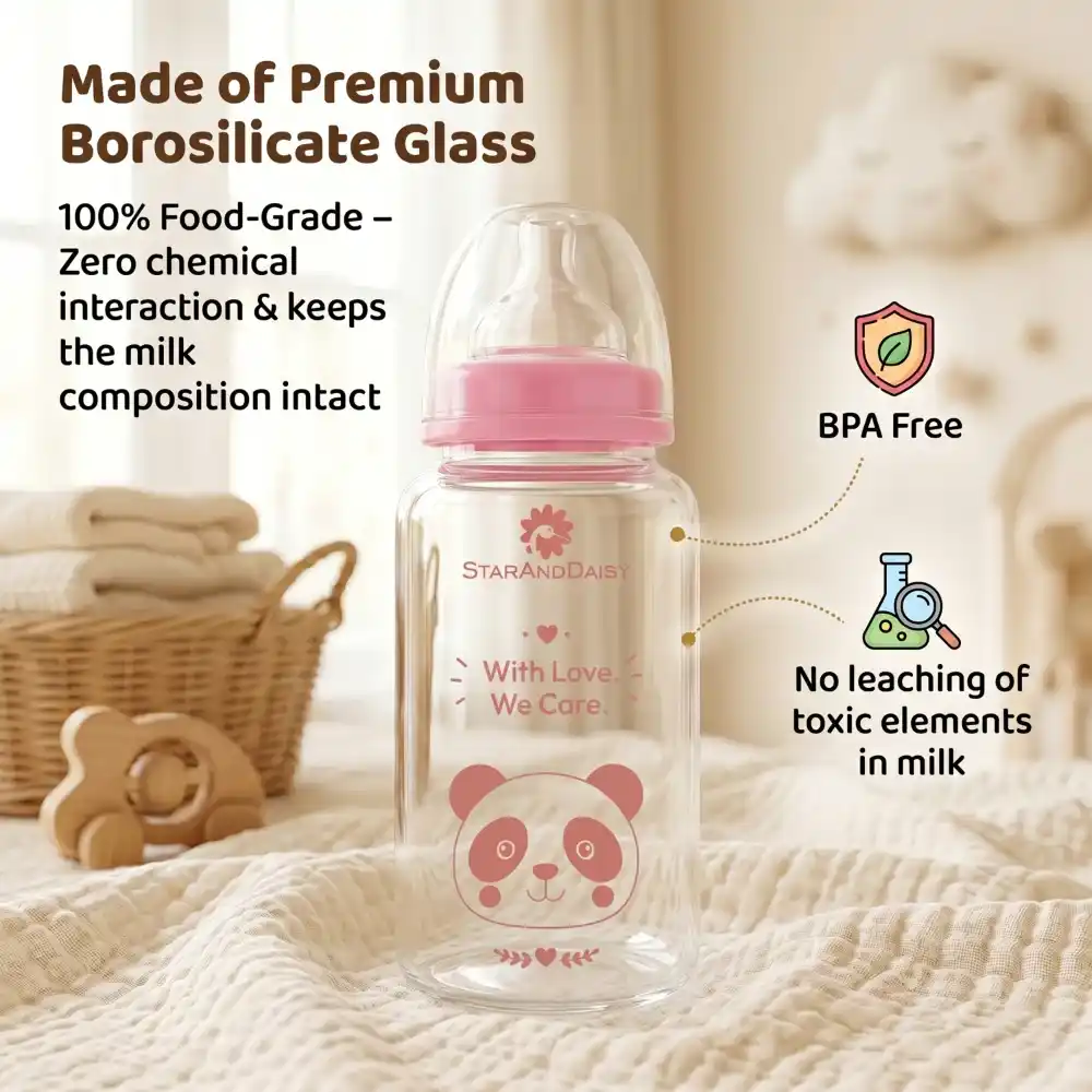 Glass 125 ml pink