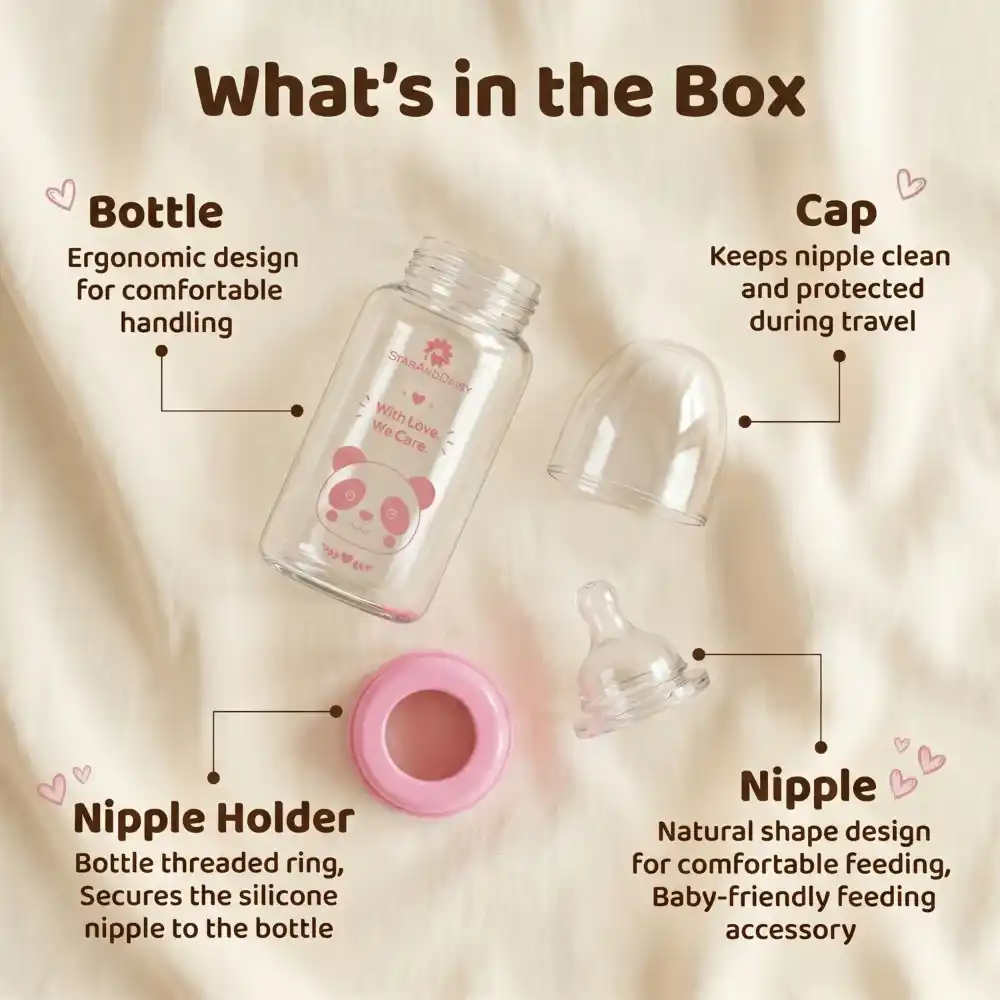 Glass 125 ml pink