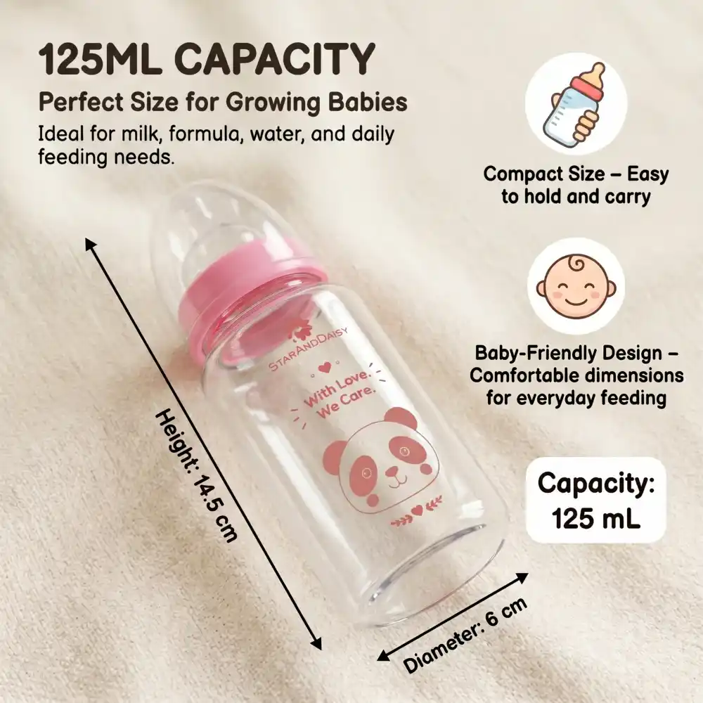 Glass 125 ml pink