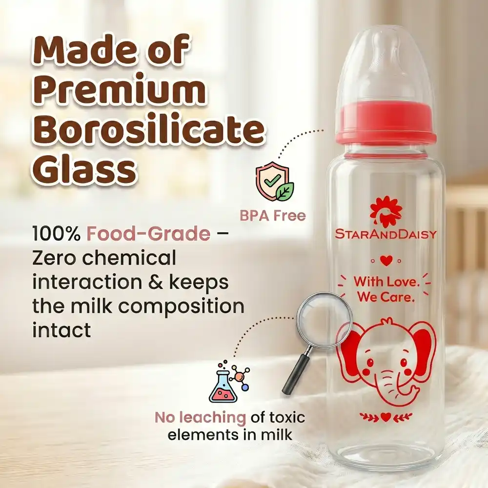 Glass bottle 250 ml copy Red