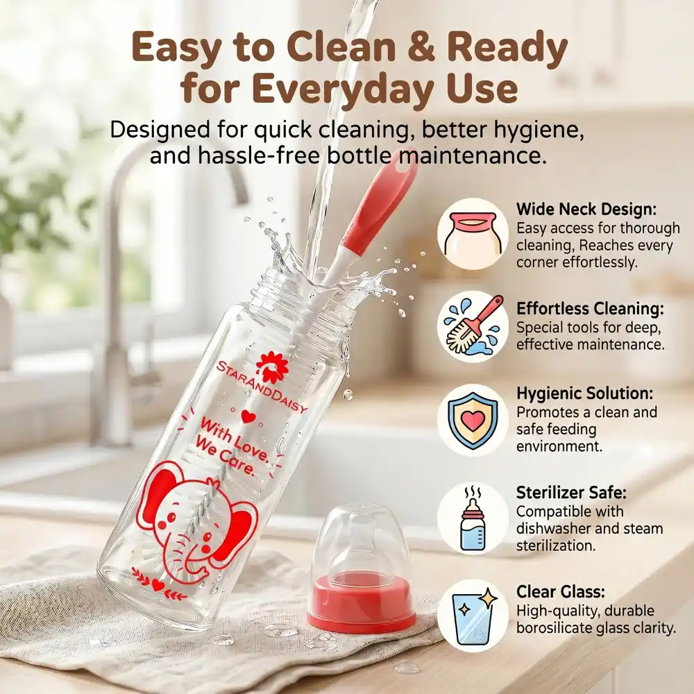 Glass bottle 250 ml copy Red