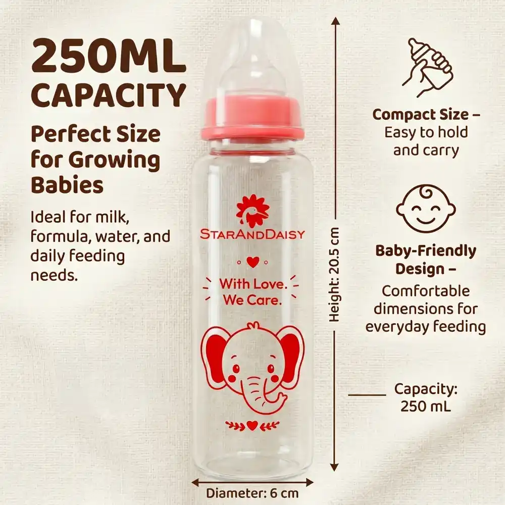 Glass bottle 250 ml copy Red