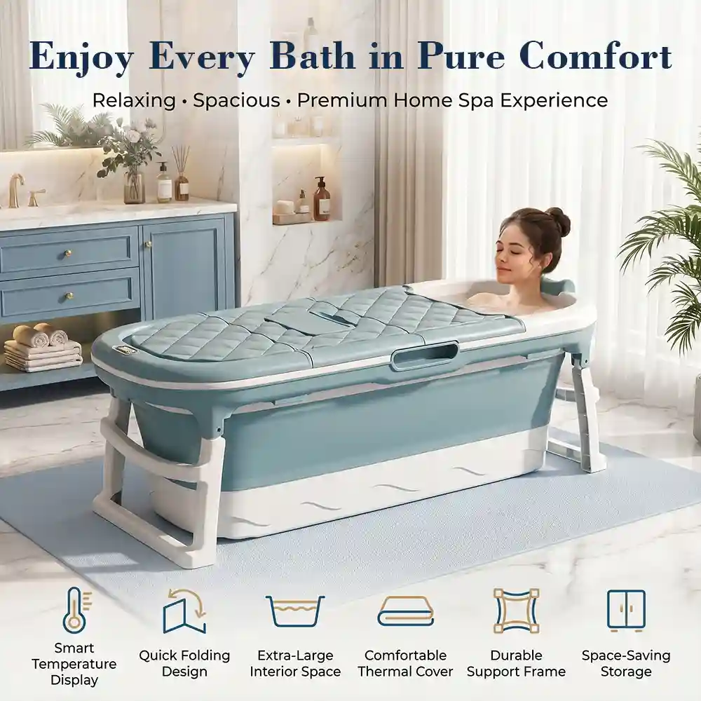 Mega bathtub for adult - blue