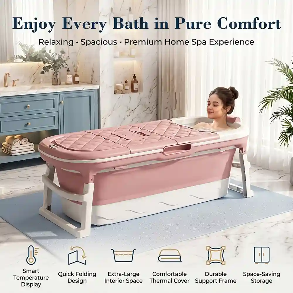 Mega bathtub for adult - pink