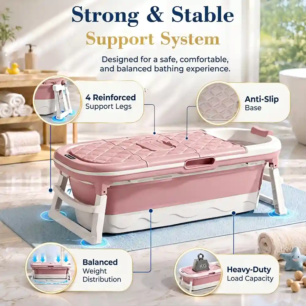 Mega bathtub for adult - pink