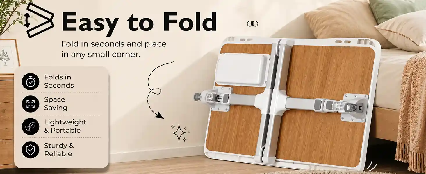 N3-Bed Table-light brown