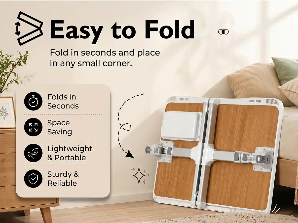 N3-Bed Table-light brown