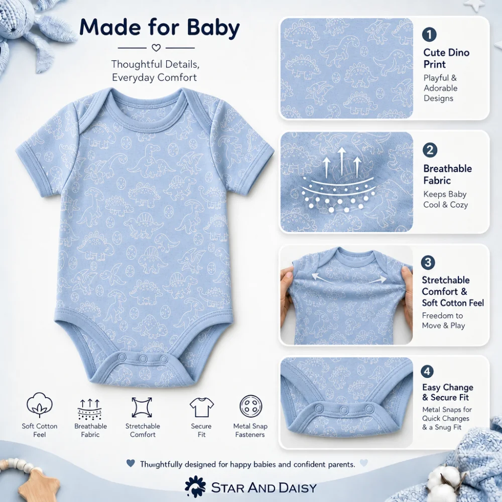 Romper D Blue