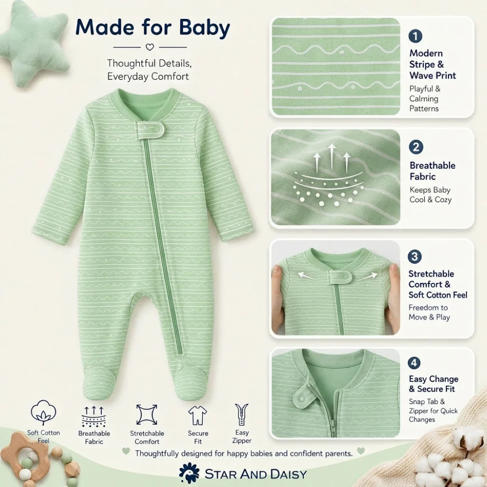 Romper D Green