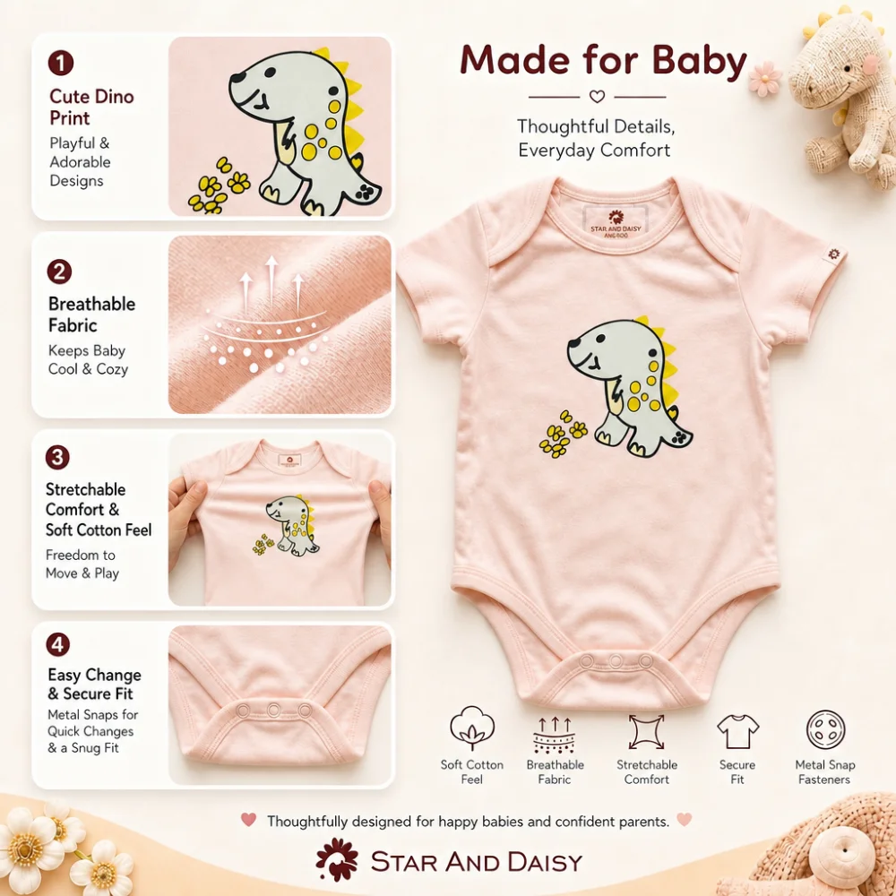 Romper D pink