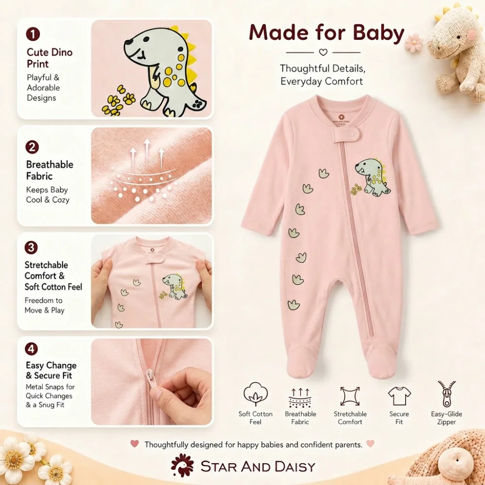 Romper D pink