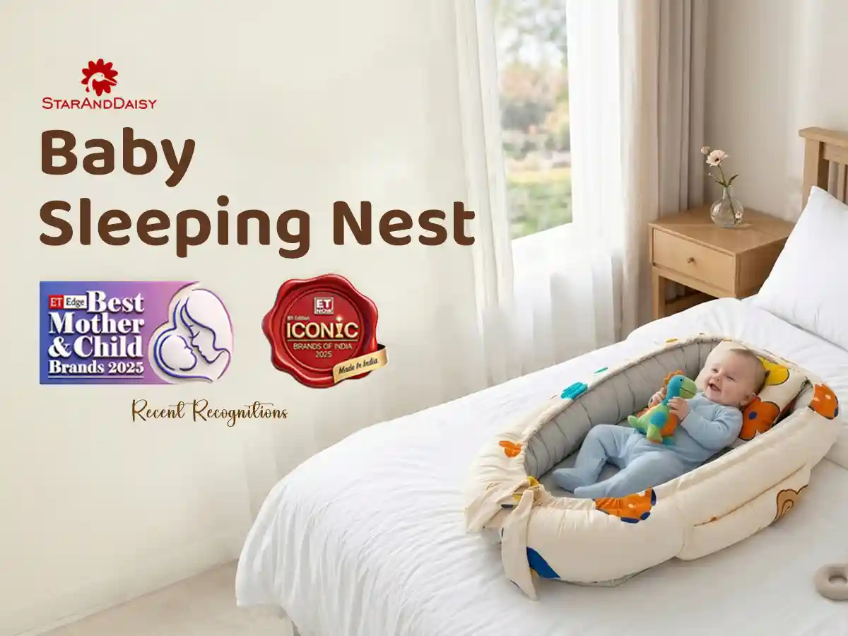 Sleeping nest - rainbow print