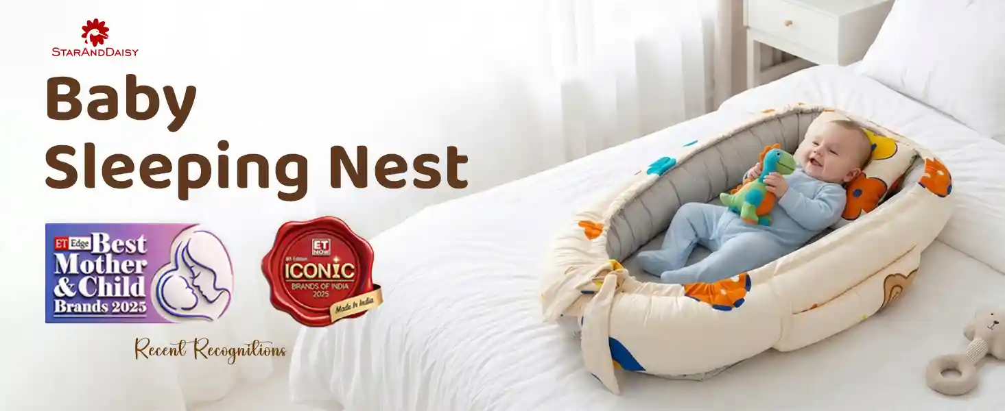 Sleeping nest - rainbow print