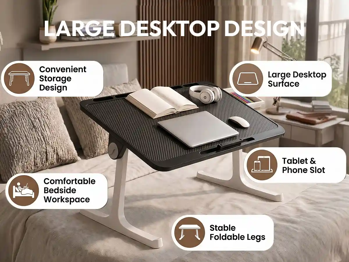 T9 Bed Table - Black