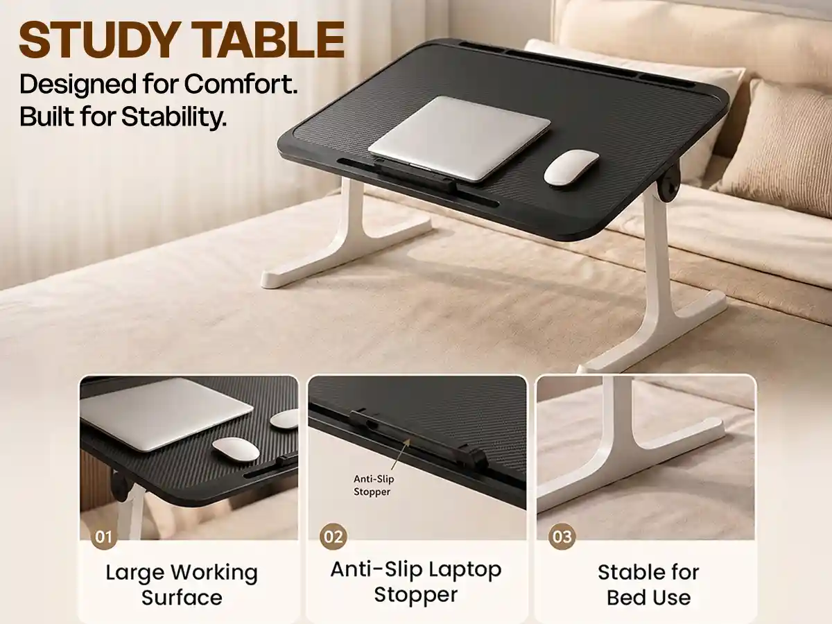 T9 Bed Table - Black
