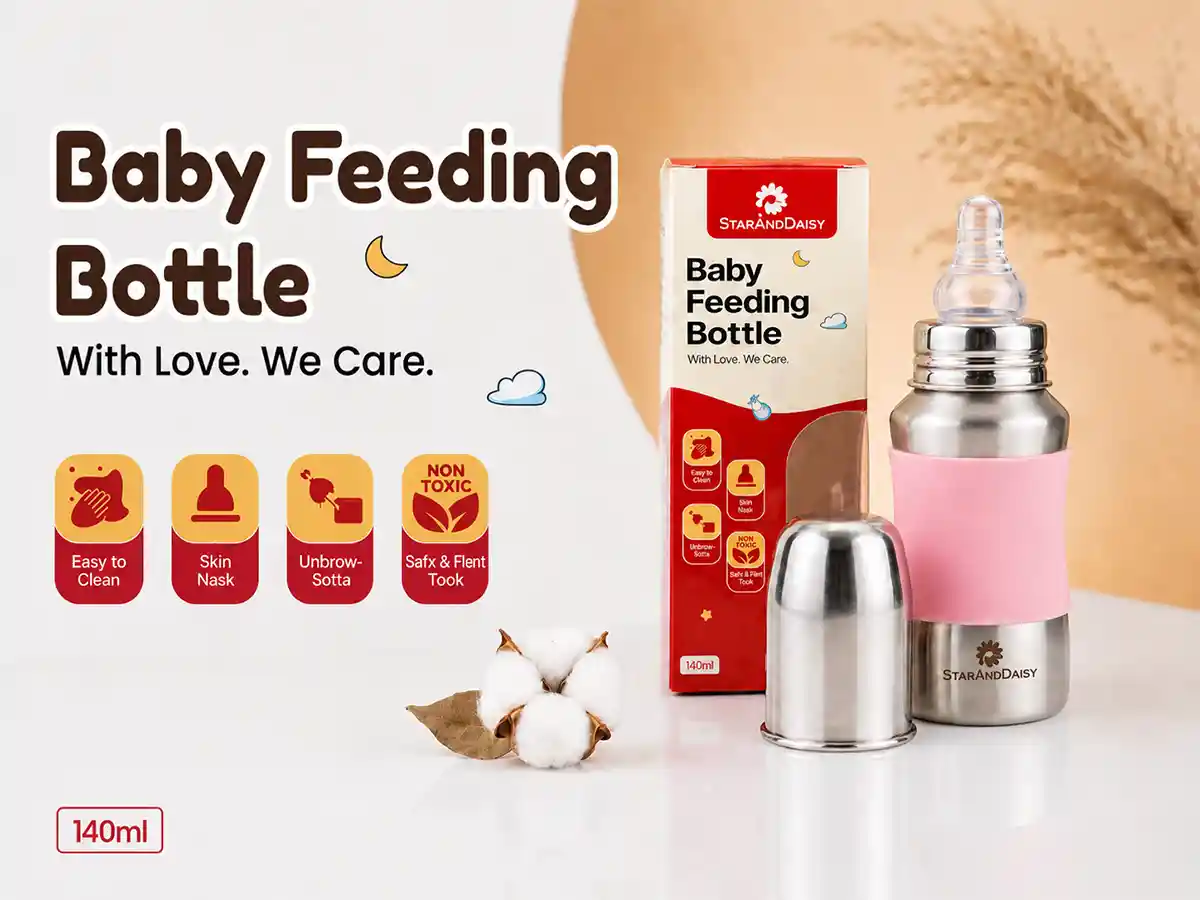 baby milk bottle Pink