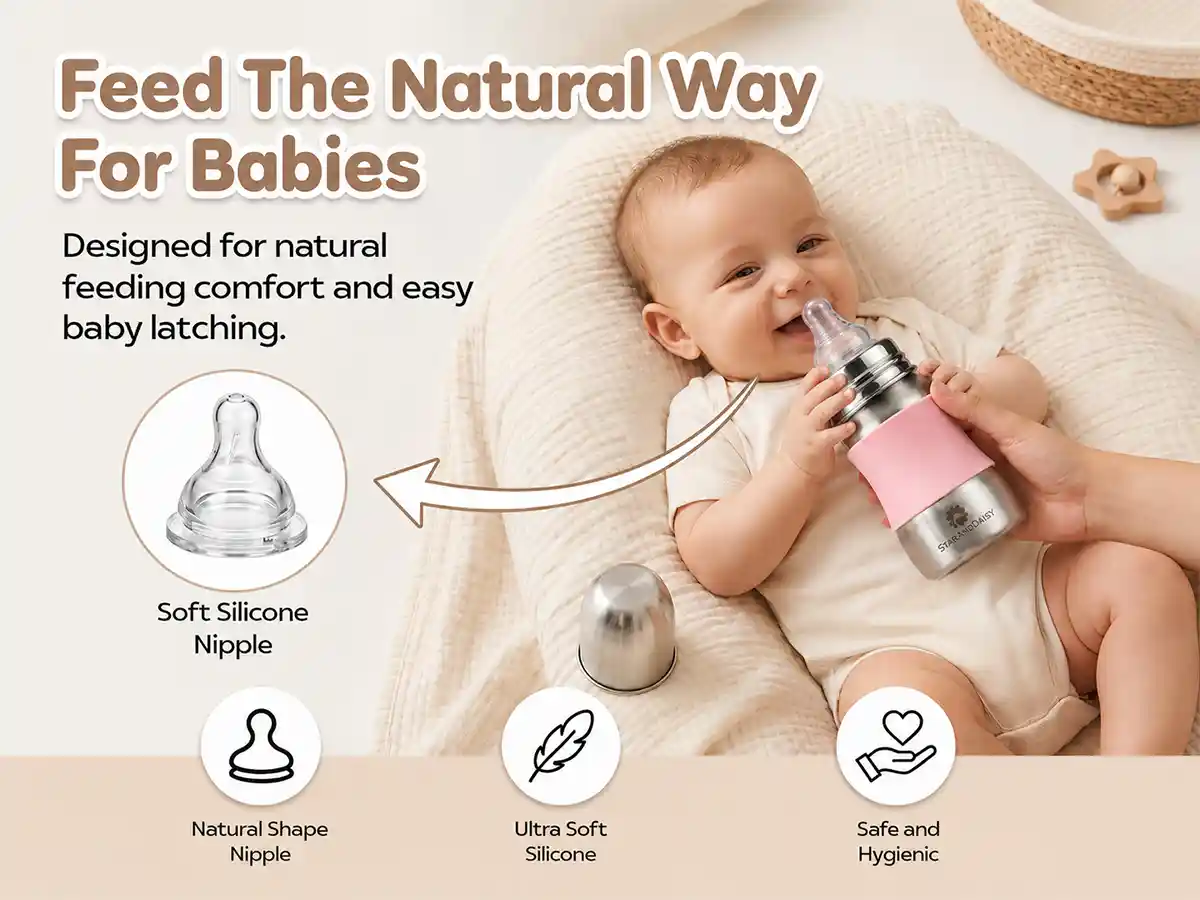 baby milk bottle Pink