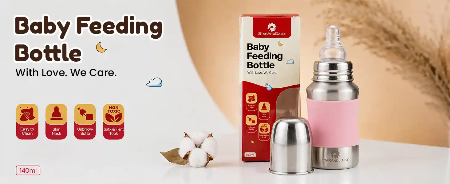 baby milk bottle Pink