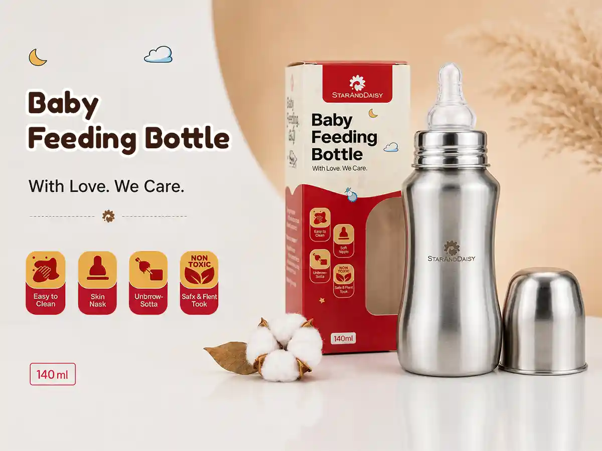 baby milk bottle WO grip